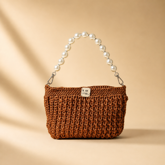 Bronze Glaze Crochet Bag