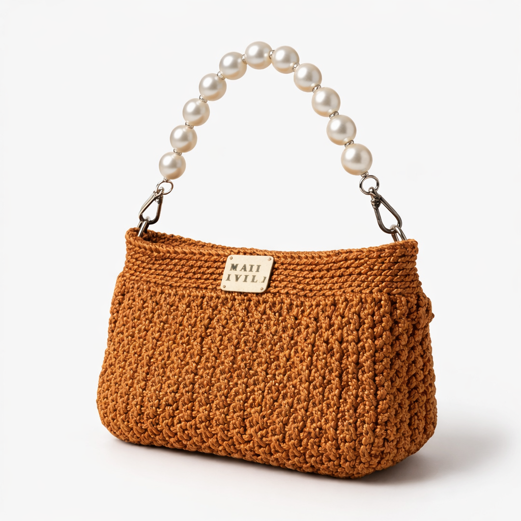 Bronze Glaze Crochet Bag